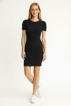 VESTIDO AJUSTADO CON PLIEGUES