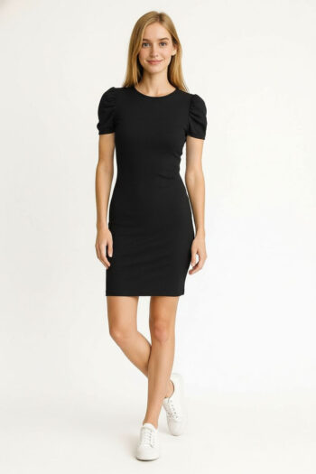 VESTIDO AJUSTADO CON PLIEGUES
