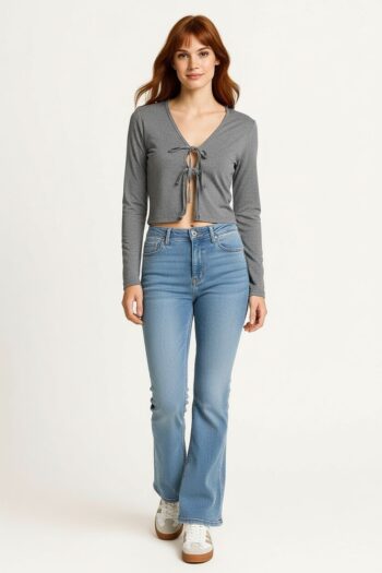 BOLERO CON CINTAS DE AMARRE FRONTAL