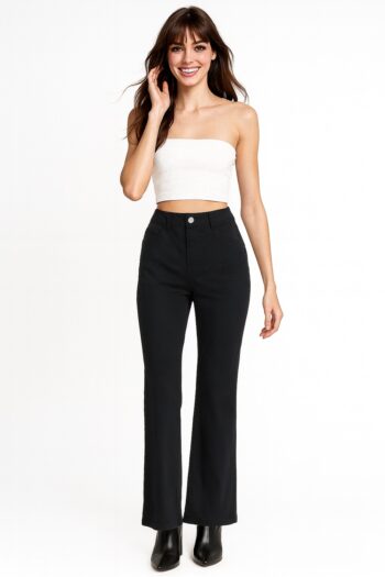 PANTALÓN GABARDINA CORTE WIDE LEG