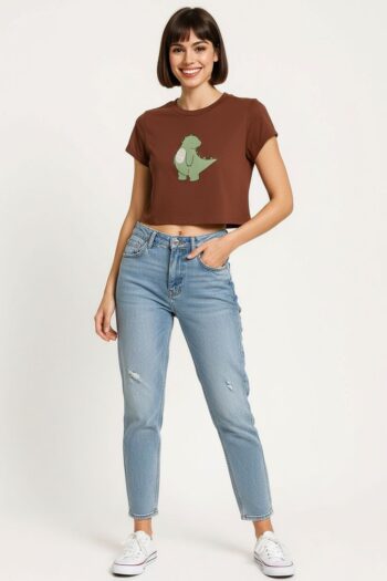 PLAYERA CORTO DIBUJO DINOSAURIO