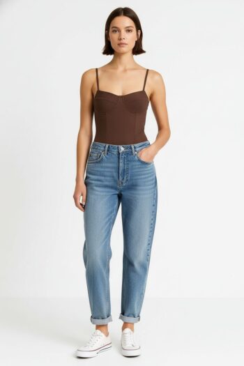 PLAYERA BODY RIB CON COPAS MARCADAS