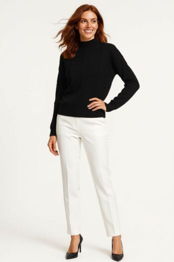 SUÉTER CUELLO ALTO TEJIDO GRUESO