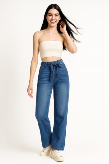 JEANS CON CINTA AJUSTABLE