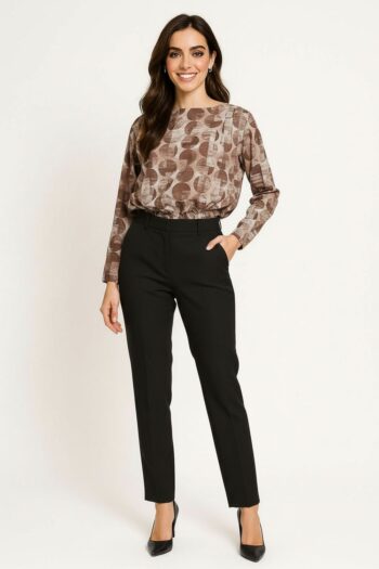 BLUSA AMPLIA CUELLO REDONDO