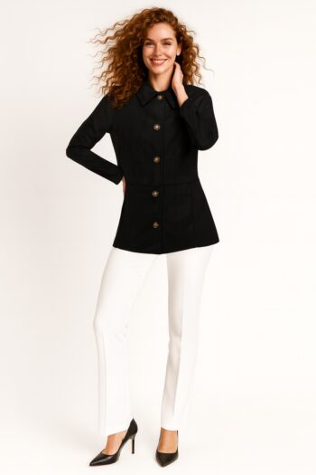 SACO CON BOTONES GRANDES