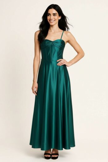 VESTIDO SATINADO VARILLA GLITTER