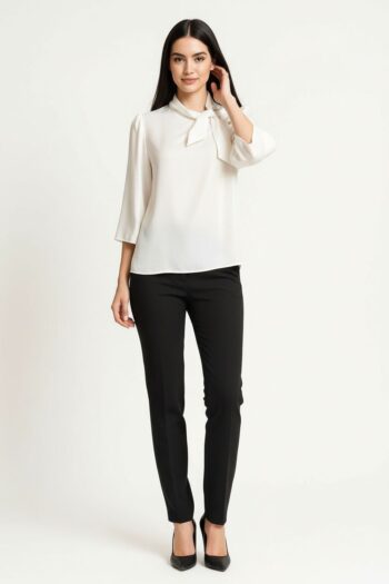 BLUSA LAZO LATERAL ELEGANTE