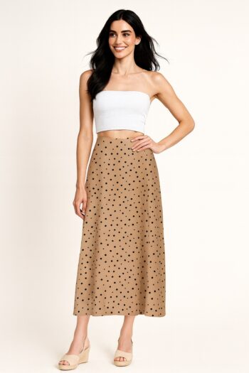 FALDA MIDI CON AJUSTE SUAVE