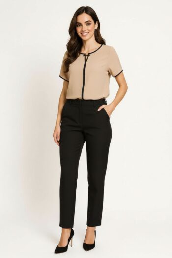 BLUSA ARGOLLA CON DETALLE FRONTAL