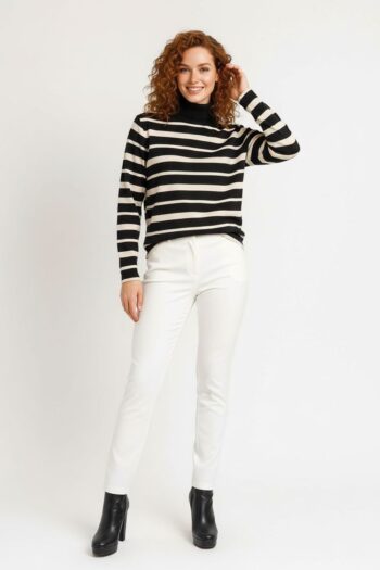 PLAYERA CUELLO RUSO RAYADA