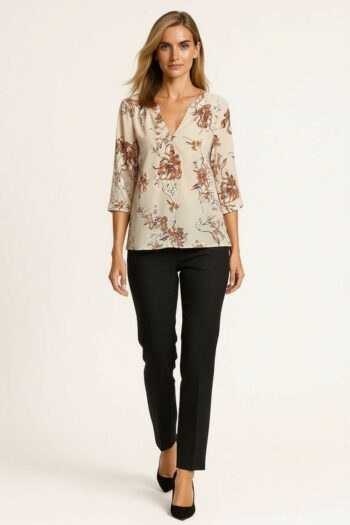 BLUSA DARCY MEDIA ALLETILLA FLORES