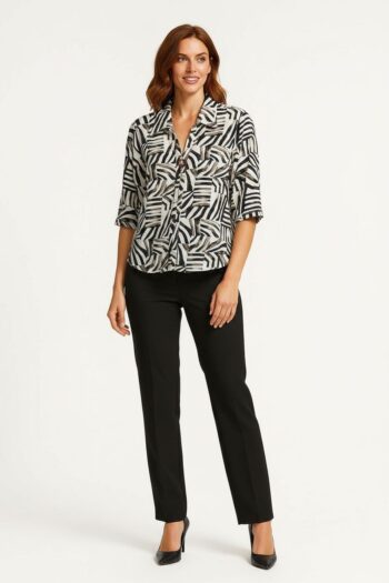 BLUSA DARCY CAMISERA CON BOTONES FRONTALES