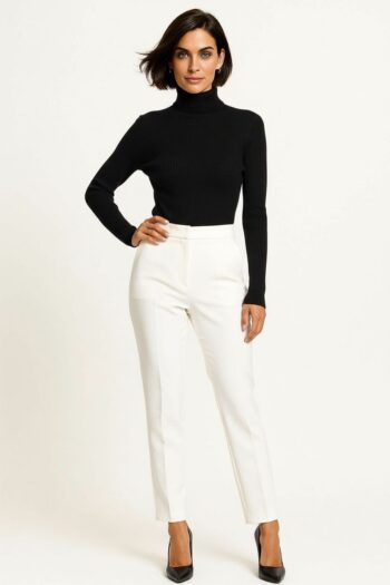 SUÉTER RIB CUELLO TORTUGA