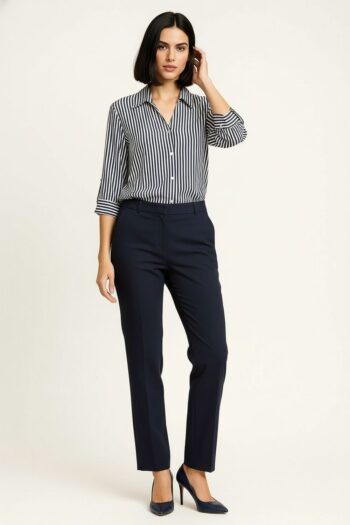 BLUSA CAMISERA AJUSTADA