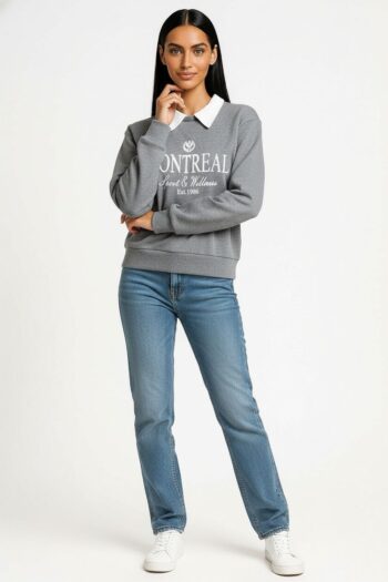 SUDADERA CUELLO CAMISA CASUAL