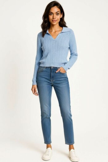 SUÉTER TEJIDO CON CUELLO SPORT