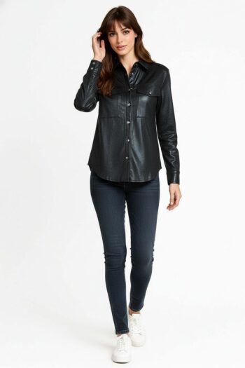 CHAMARRA PVC CORTE RECTO MODERNO