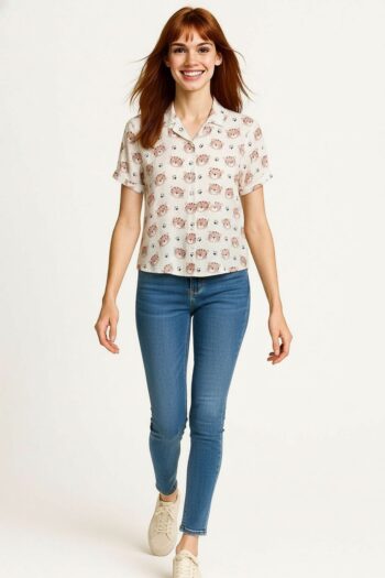 BLUSA CAMISERA CHALLIS LIGERA