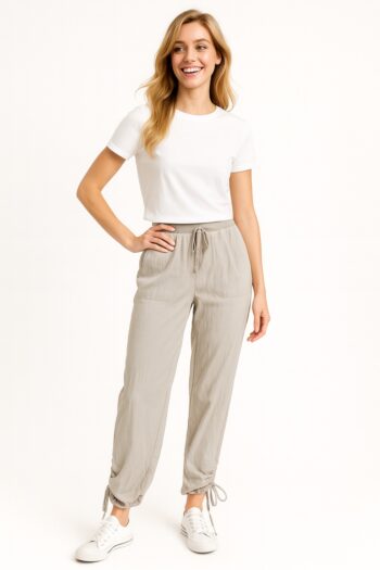 PANTALÓN CARGO NYLON AJUSTE ELÁSTICO