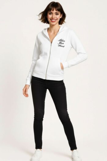 SUDADERA FELPA CON CIERRE