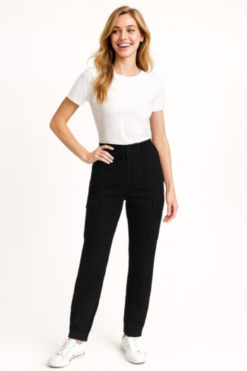 PANTALÓN CARGO CON ELÁSTICO