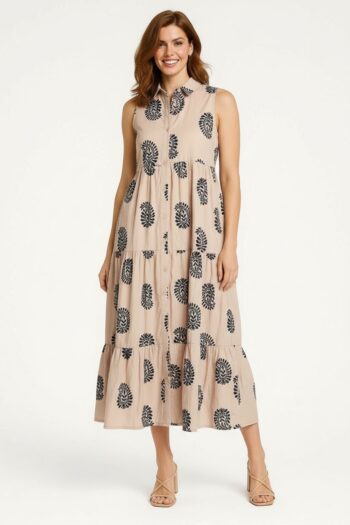 VESTIDO CORTO CUELLO CAMISERO