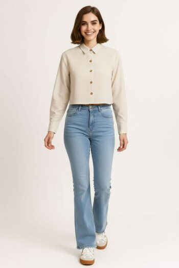 BLUSA CAMISERA ALGODÓN LIGERA