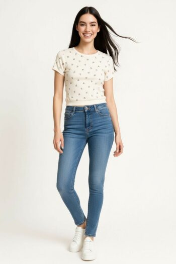 PLAYERA WAFFLE MANGA CORTA