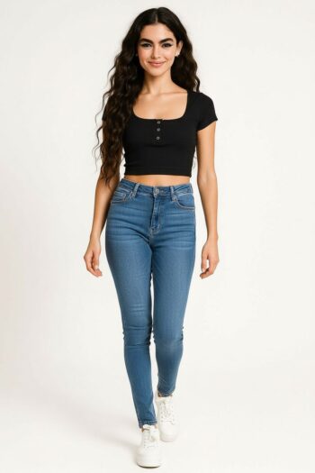 PLAYERA CORTA BOTONES