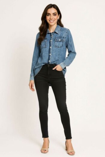 BLUSA TEJIDO RESISTENTE BOTONES