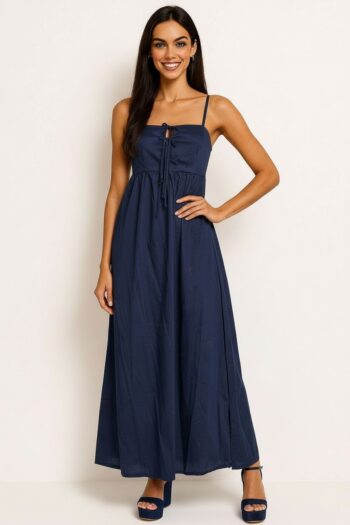 VESTIDO TIRANTES MIDI