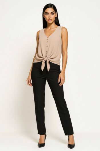 BLUSA NUDO INFERIOR BOTONES