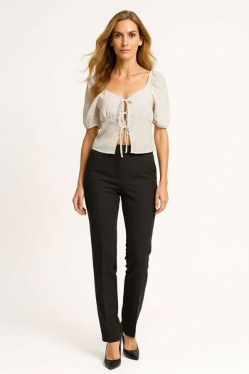 BLUSA AMARRES FRONTALES