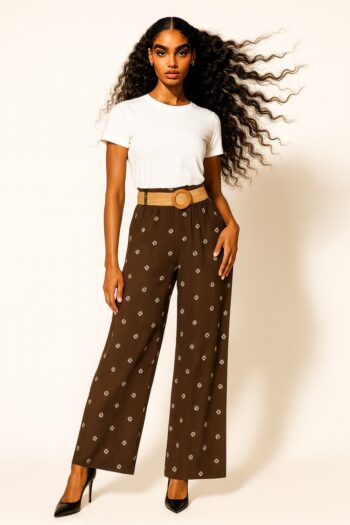 PANTALÓN AMPLIO CINTURÓN