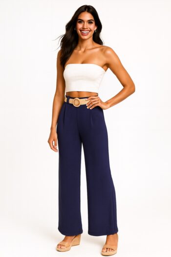 PANTALÓN AMPLIO CINTURÓN