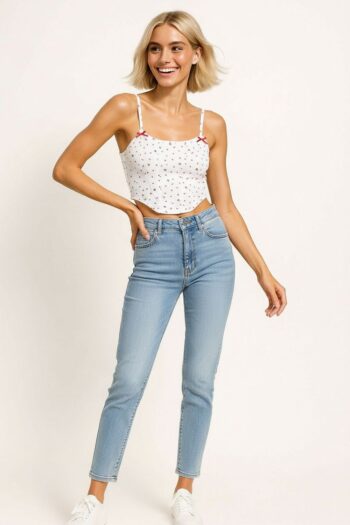 PLAYERA TOP RIB CORTES