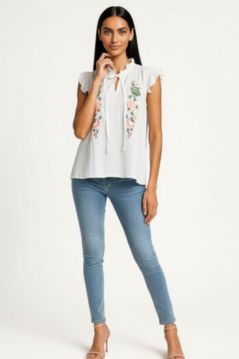 BLUSA BORDADO FRONTAL