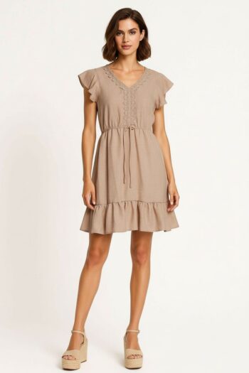 VESTIDO ESCOTE V JARETA