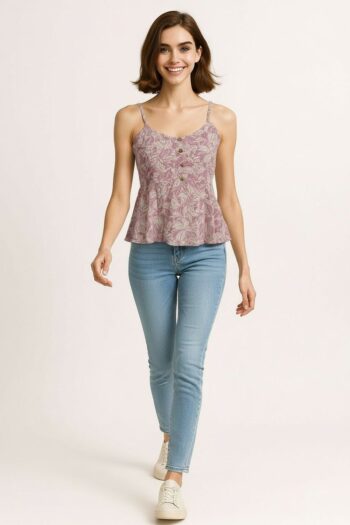 BLUSA TIRANTES CON OLAN