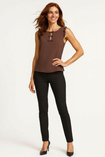 BLUSA TOP CON MOÑOS