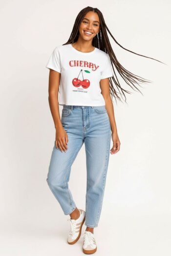 PLAYERA DISEÑO CEREZAS