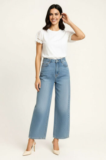 PLAYERA MANGA CROCHET