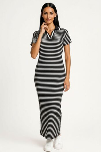 VESTIDO CAMISERO RIB