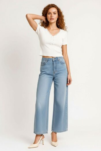 PLAYERA CUELLO V RIB