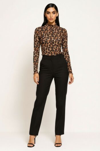 PLAYERA CUELLO ALTO PRINT