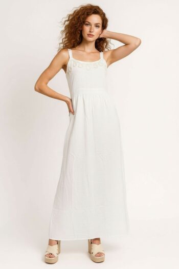 VESTIDO CROCHET TIRANTES