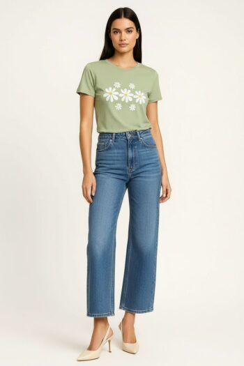 PLAYERA FLORES GRAFICAS