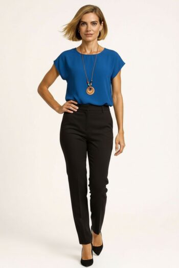 BLUSA CUELLO REDONDO