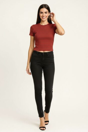 PLAYERA TEXTURA RAYADA